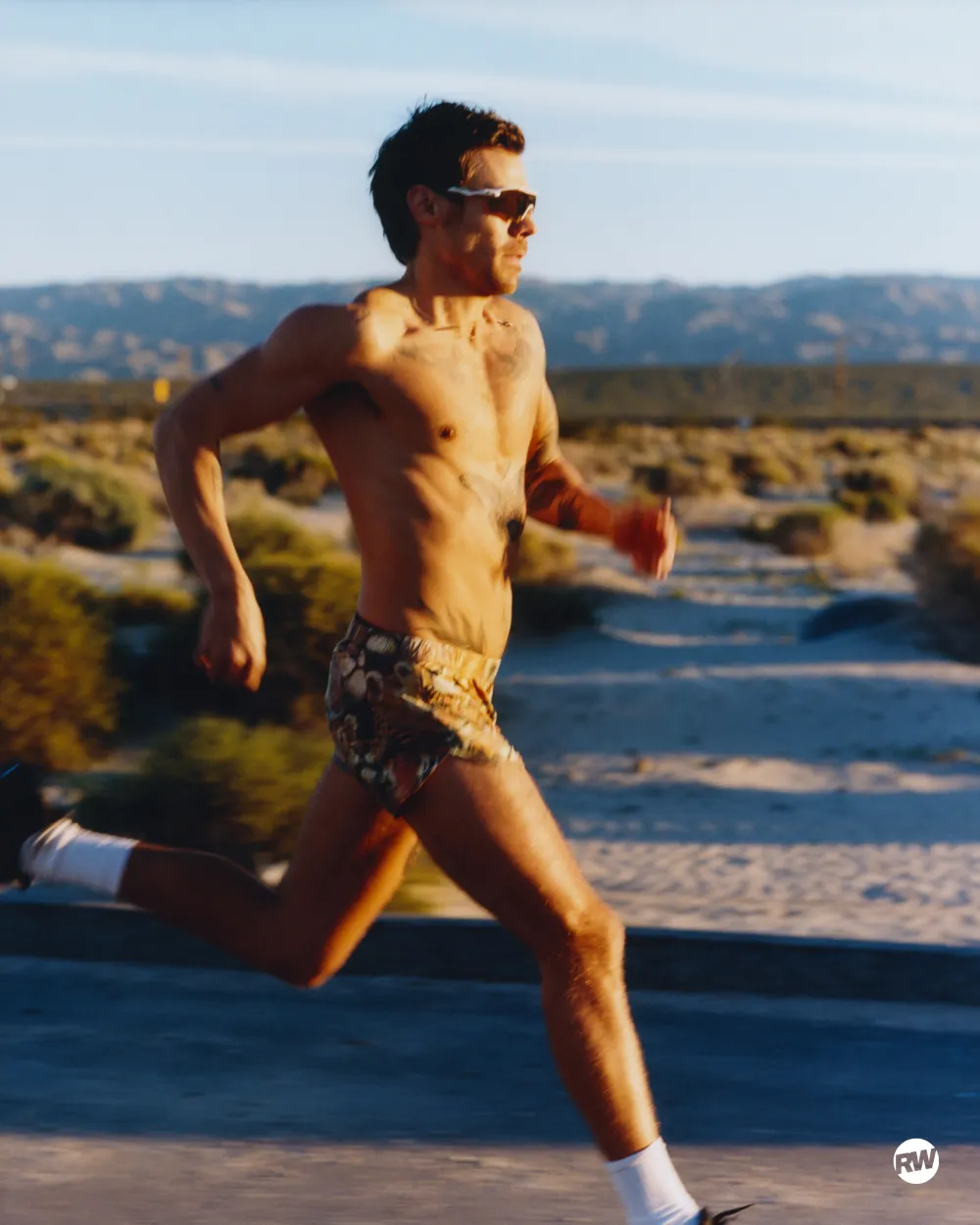 Harry Styles for Runners World