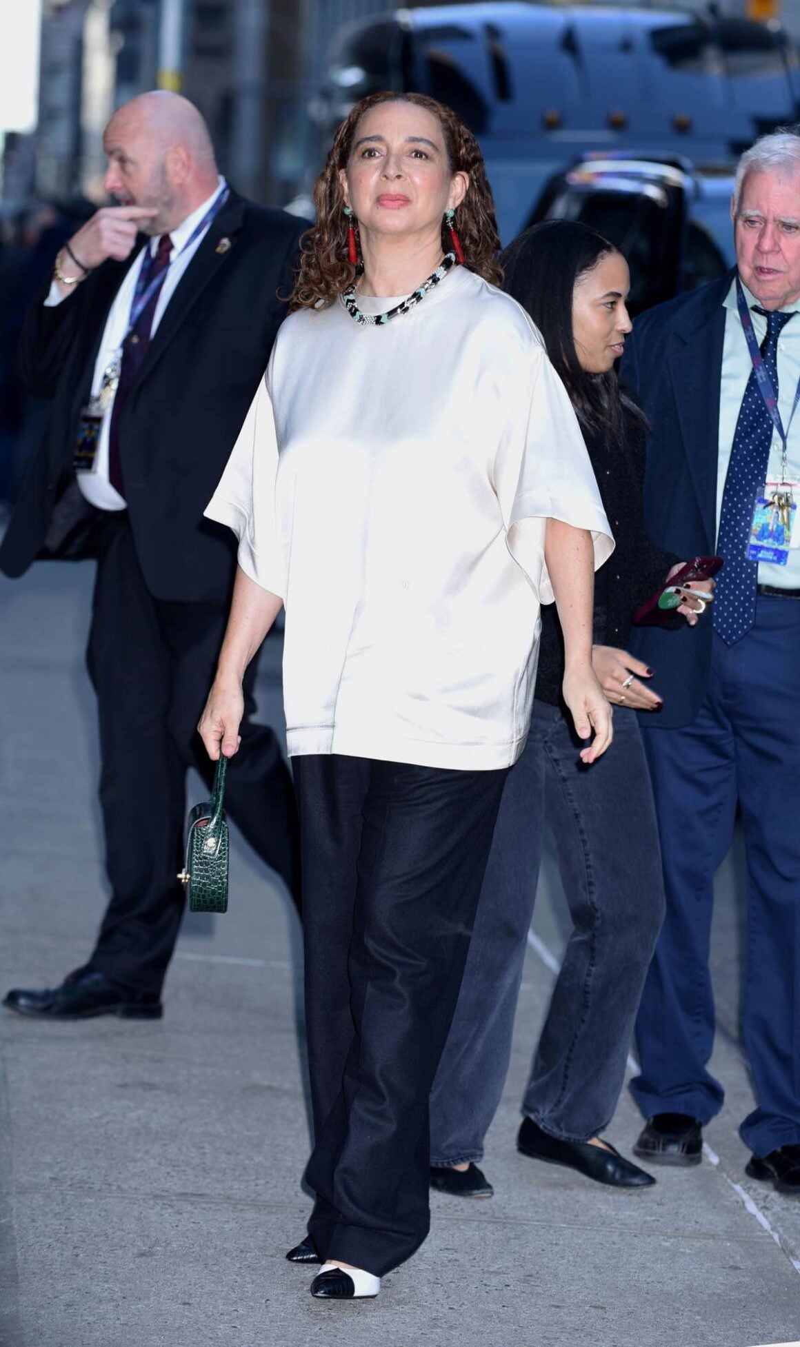 Celebrities Outside 'The Late Show With Stephen Colbert' Studios