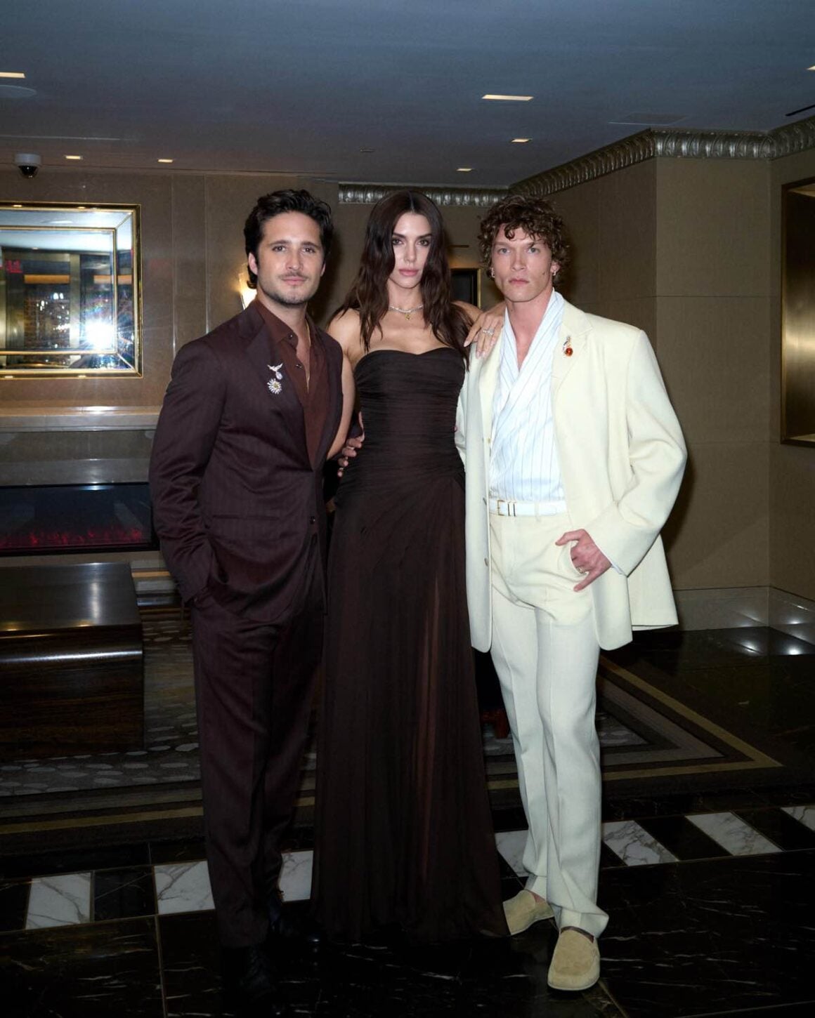 Diego Boneta, Valentina Ferrer, and Connor Storrie