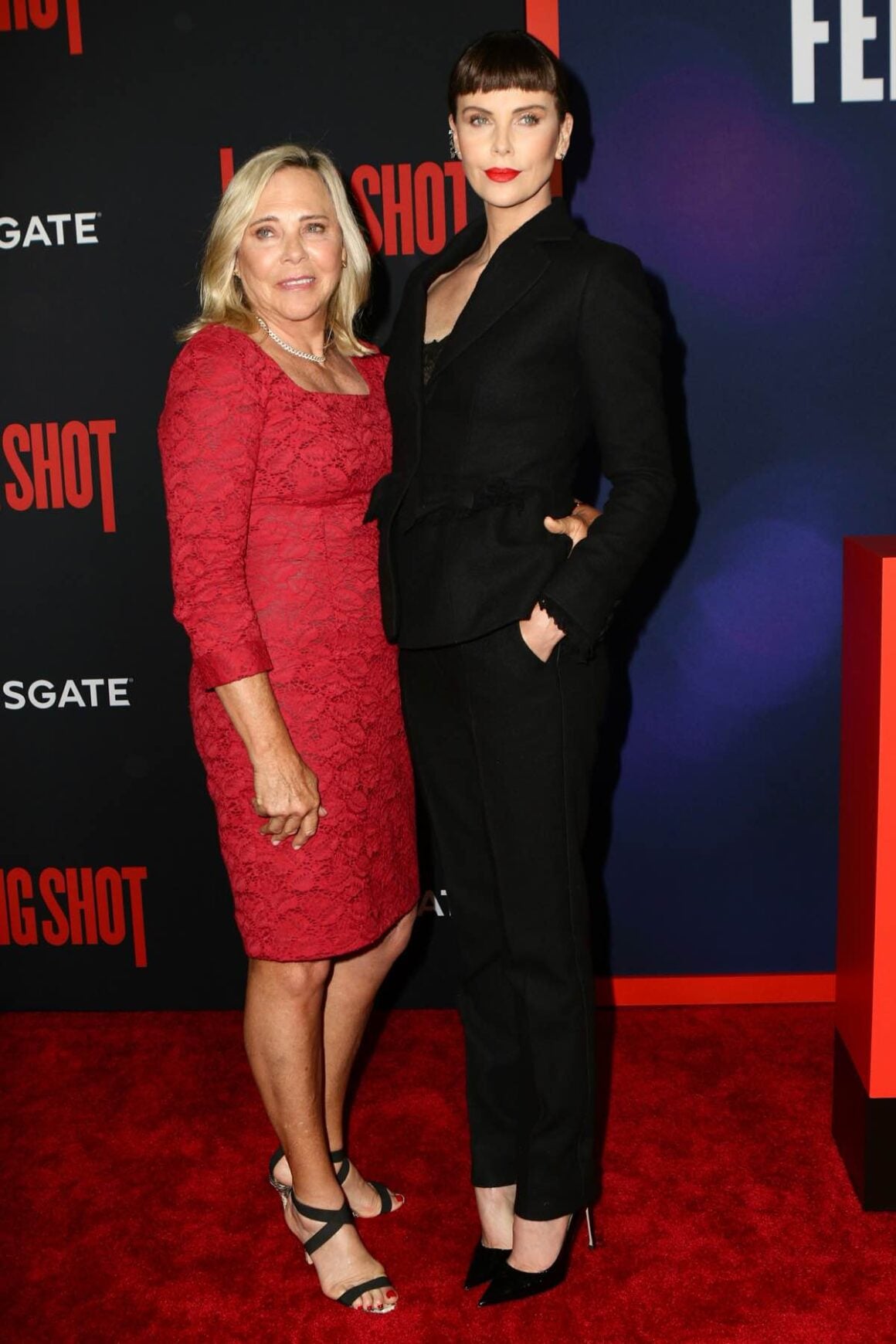 Charlize Theron at the Long Shot Premiere