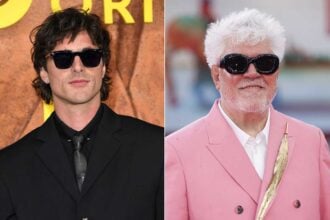 Jacob Elordi and Pedro Almodovar