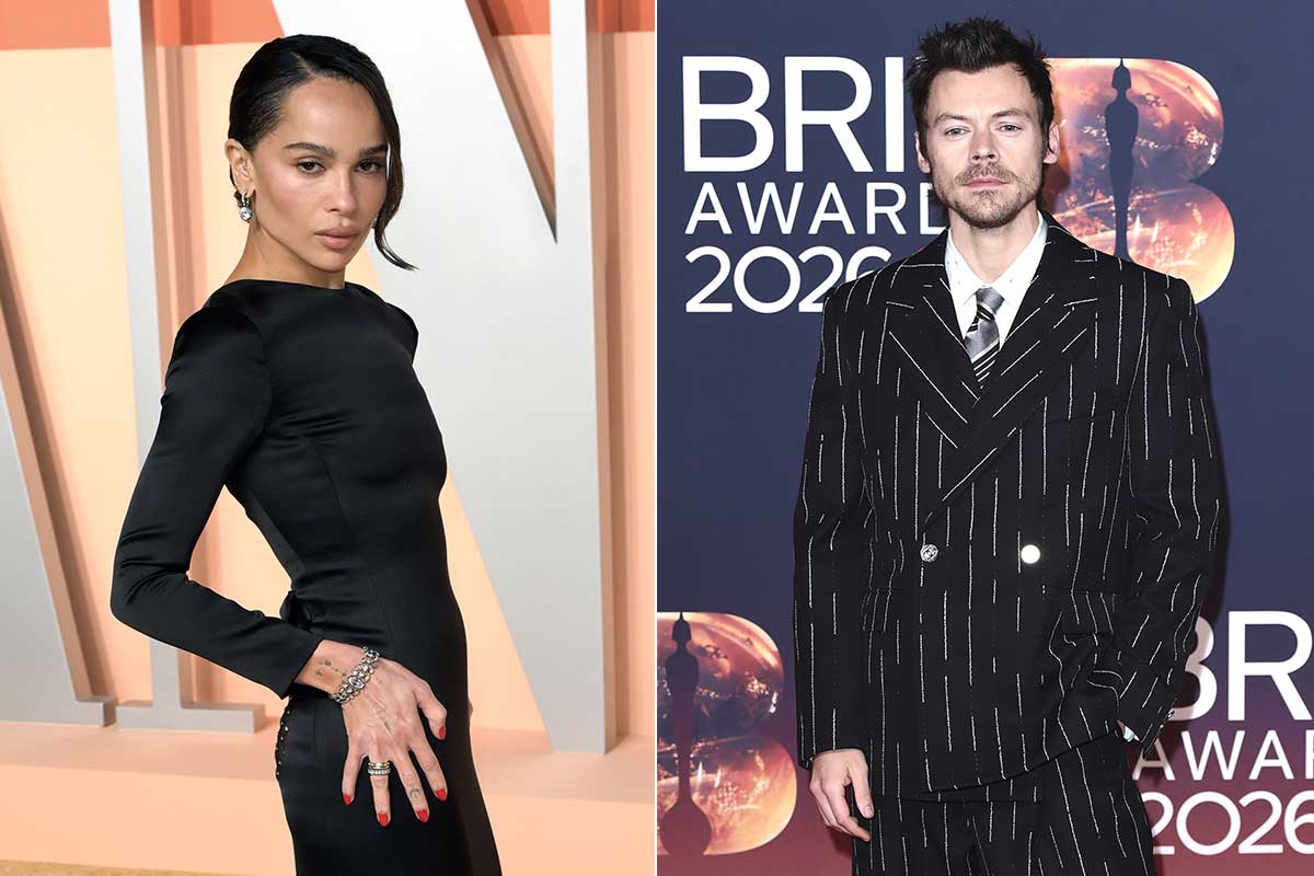 Zoë Kravitz Photographed With Massive Diamond Ring During London Date With Harry Styles, Fueling Engagement Talk