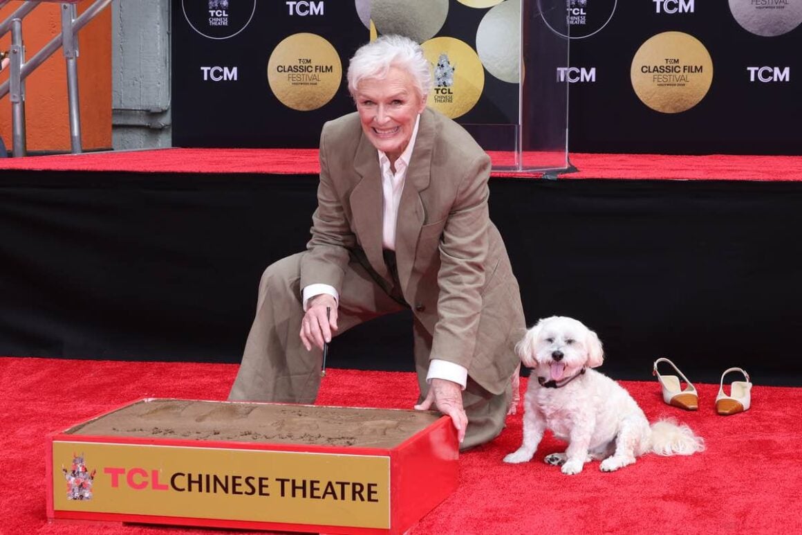 Glenn Close Hand Footprint Ceremony