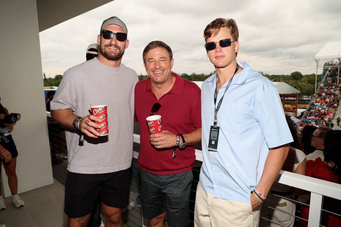 Raising Cane's Owner And Founder Todd Graves Hosts Celebrity Friends At Sunday's Race In Miami