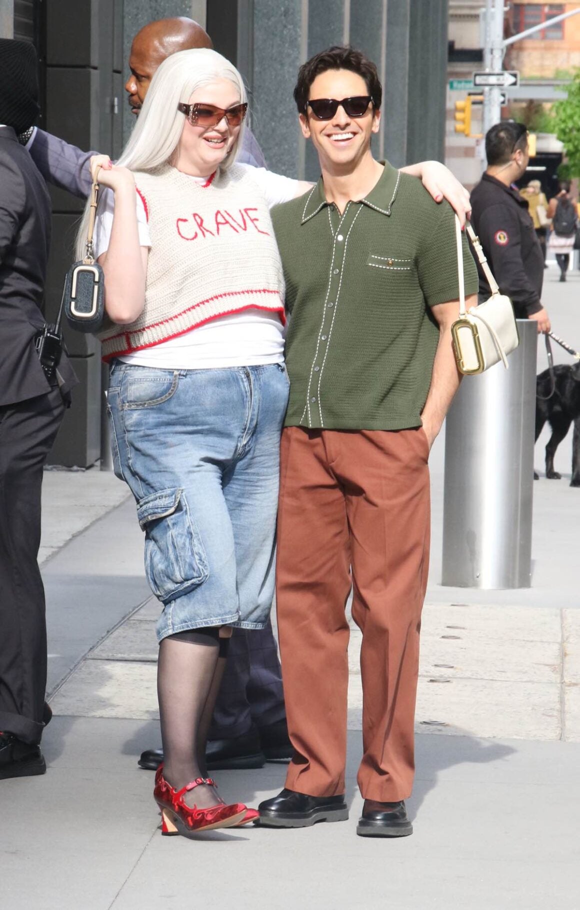 Meg Stalter And Paul Downs At 'Good Morning America' Studios