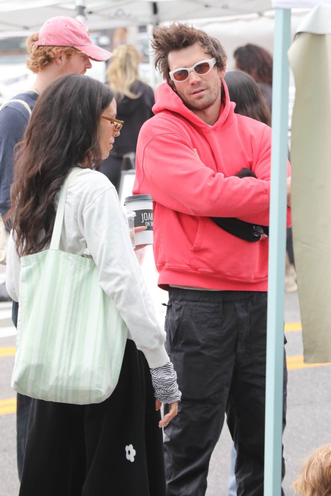 KJ Apa Out At The Farmers Market In Studio City