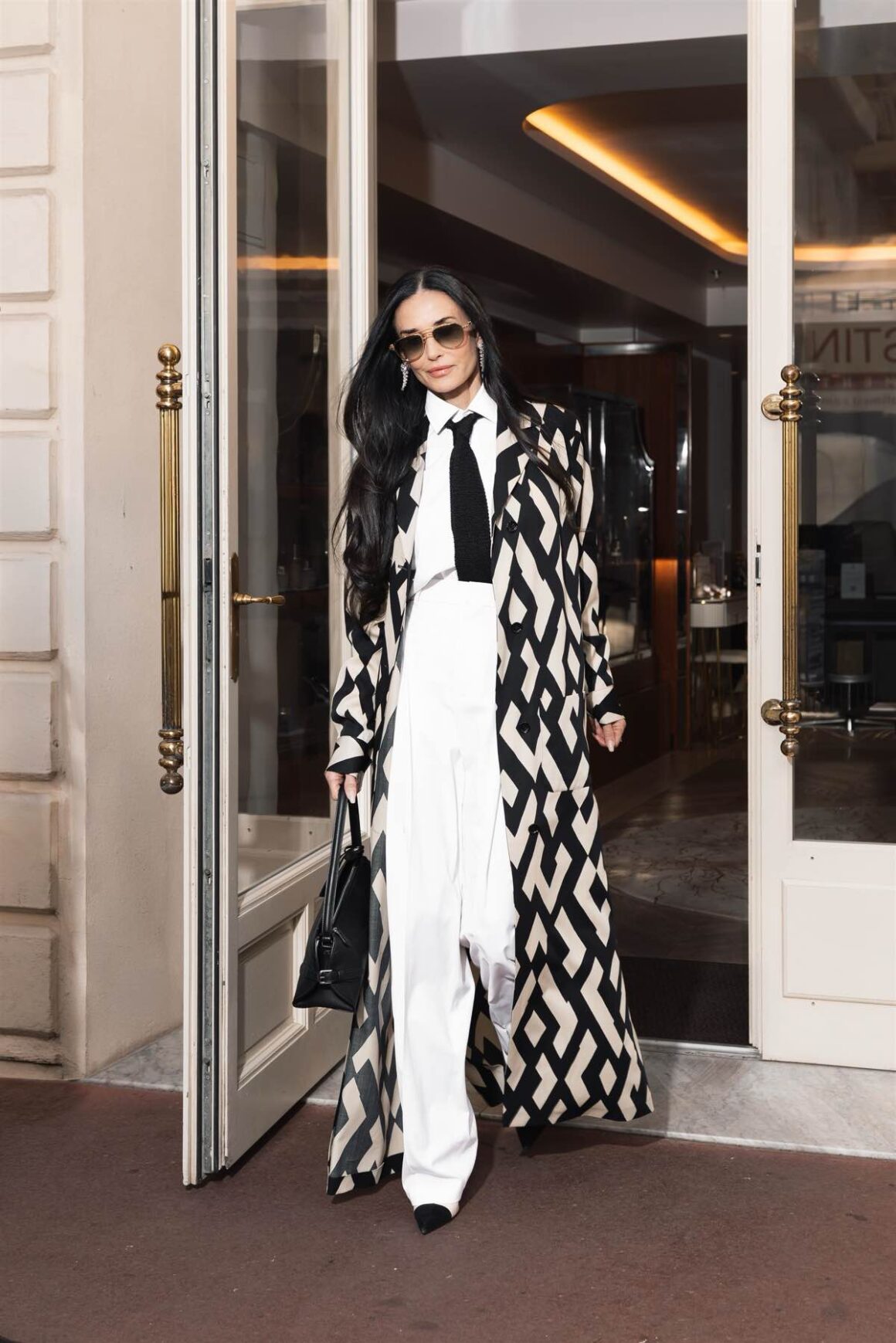 Demi Moore steps out in chic Ralph Lauren look during Cannes Film Festival
