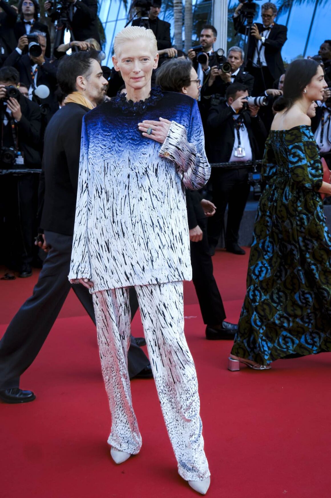 Celeb Snaps: A Penelope Cruz Double Kiss, Plus Tara Reid, Ella Bleu Travolta, John Travolta, Tilda Swinton, and More 10 79th Cannes Film Festival - 'La Bola Negra' Premiere