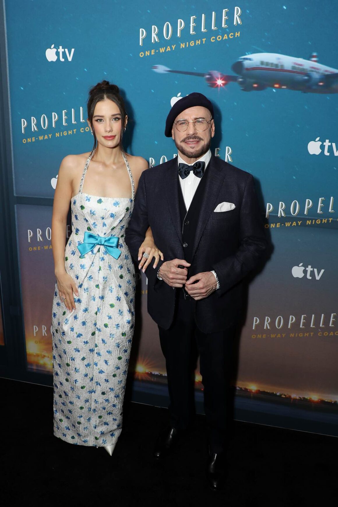 Celeb Snaps: A Penelope Cruz Double Kiss, Plus Tara Reid, Ella Bleu Travolta, John Travolta, Tilda Swinton, and More 11 New York Premiere Of 'Propeller One-Way Night Coach' - Inside