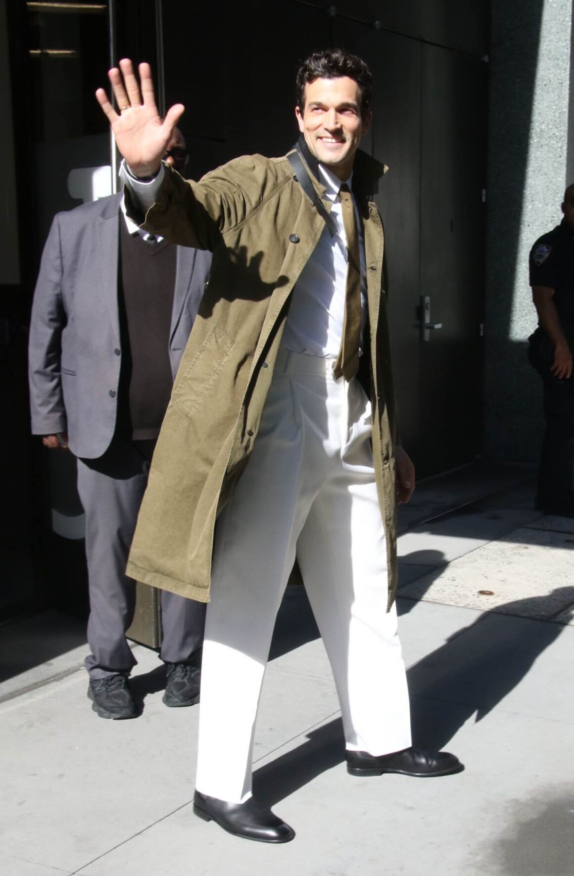 Celeb Snaps: Nicholas Galitzine Promotes Masters of the Universe, Plus Jennifer Lopez, Brett Goldstein, Paul Anthony Kelly, Andrew Scott, and More 49 Paul Anthony Kelly Outside 'Good Morning America' Studios
