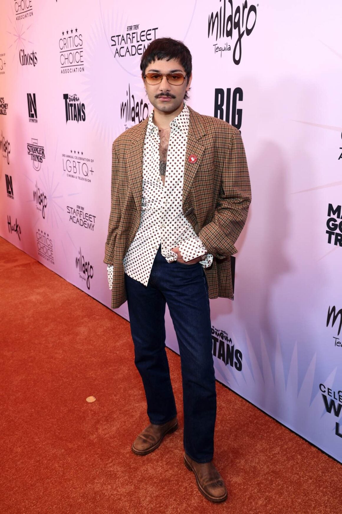 Celeb Snaps: François Arnaud at the Las Culturistas Culture Awards, Plus Ciara Miller, Jamie Campbell Bower, Kurt Russell, Michelle Pfeiffer, and More 29 The Critics Choice Association's 3rd Annual Celebration Of LGBTQ+ Cinema & Television