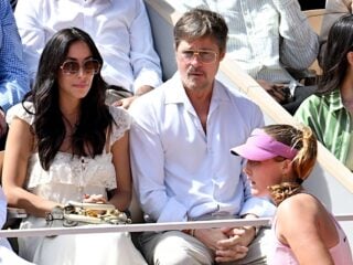Brad Pitt And Ines de Ramon At The 2026 French Open