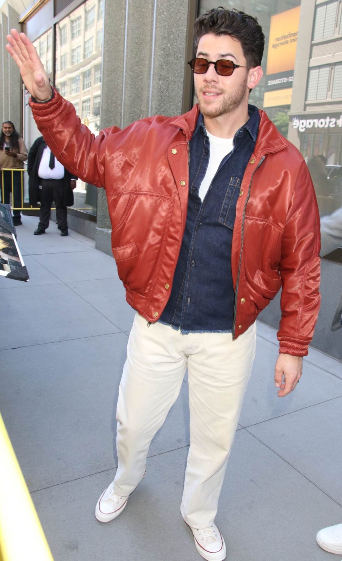 Nick Jonas Outside 'The View' Show Studios