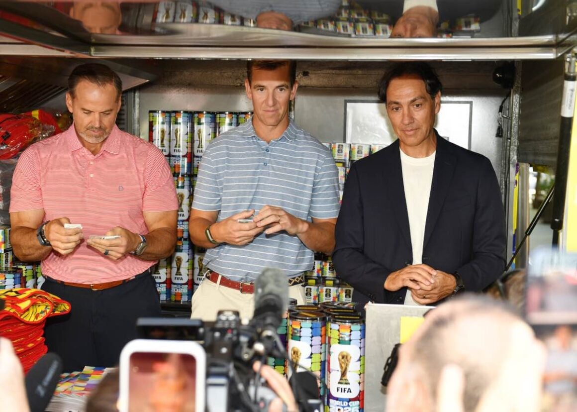 Panini America Open Its FIFA World Cup 2026 Hub at Rockefeller Center with Ceremonial Sticker Swap
