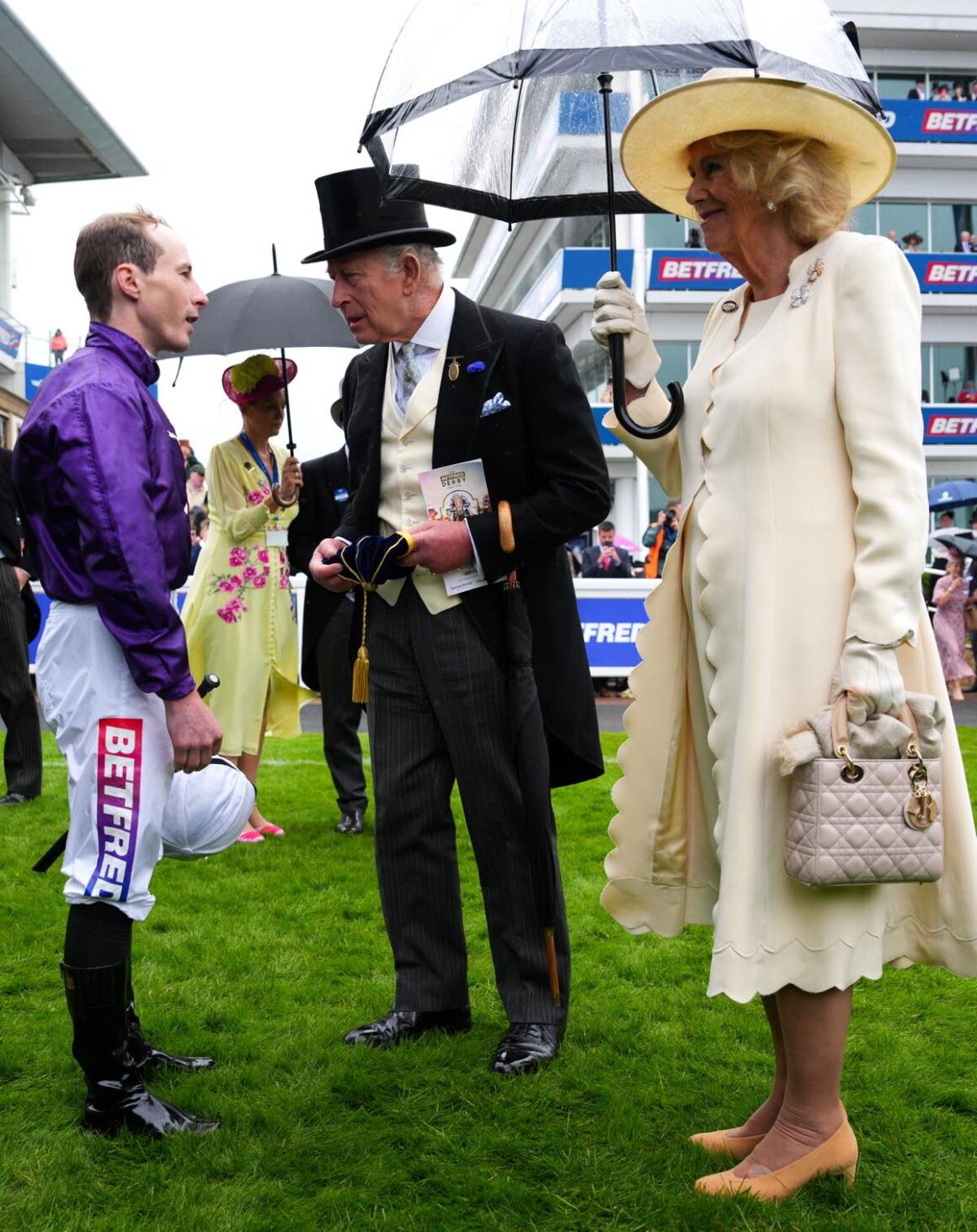 Royal Visit To Epsom Derby