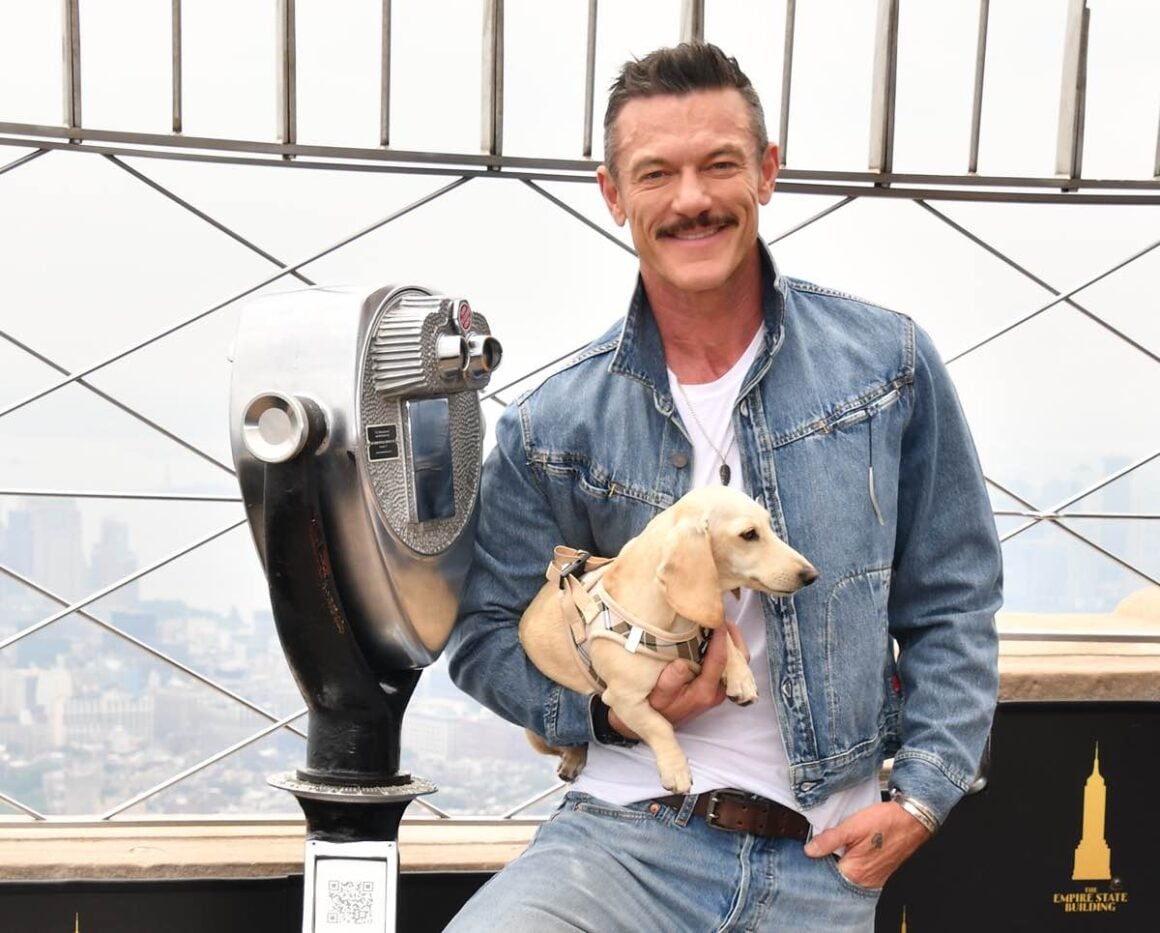 Luke Evans Lights The Empire State Building