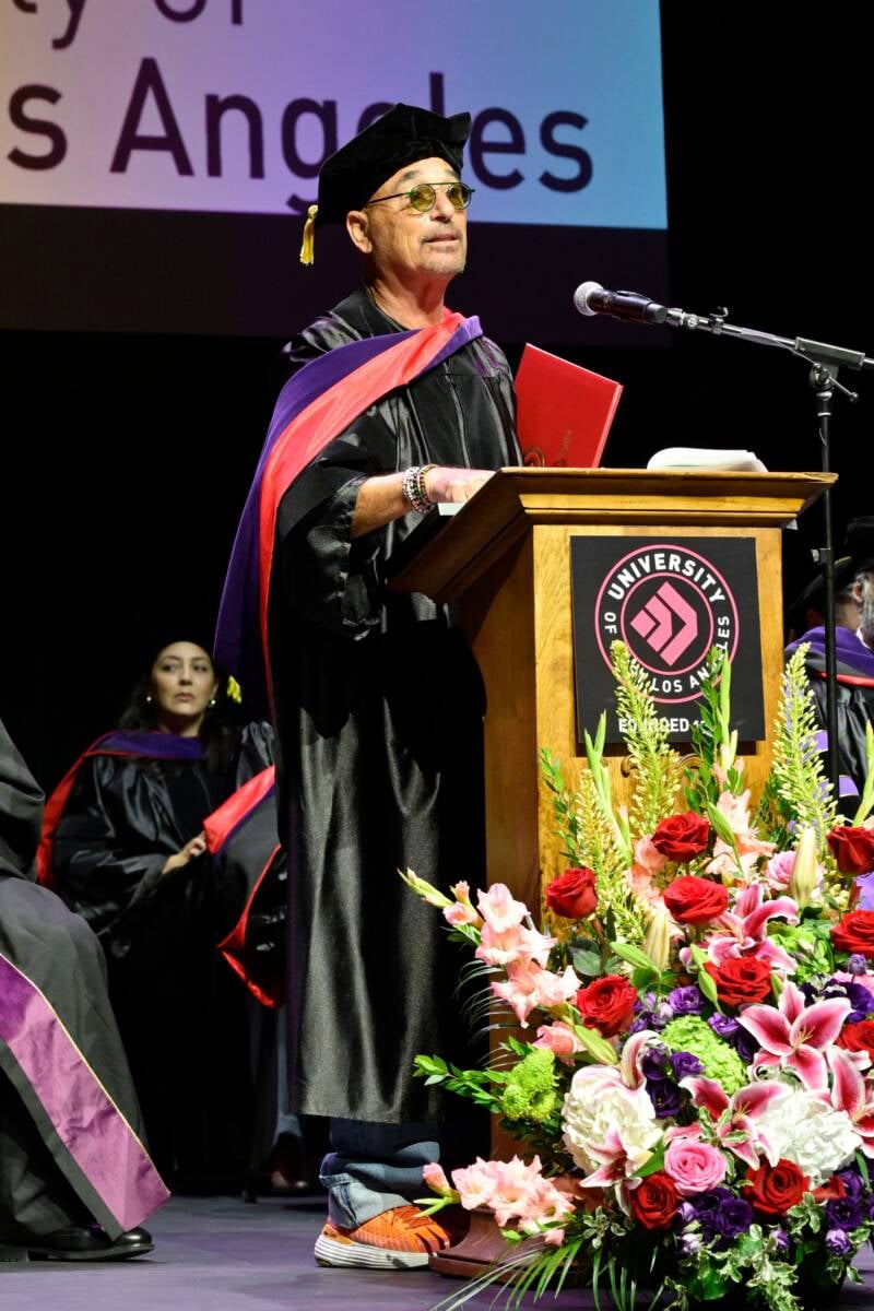 University Of West Los Angeles Graduation, Presents Howie Mandel With Doctor Of Law Degree