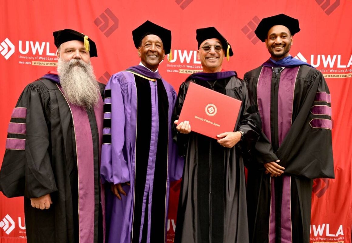 University Of West Los Angeles Graduation, Presents Howie Mandel With Doctor Of Law Degree