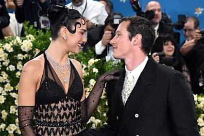 Dua Lipa and Callum Turner
