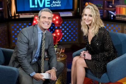 Jennifer Lawrence and Andy Cohen