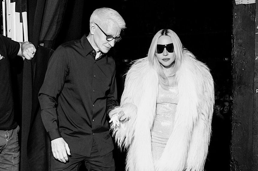 Madonna and Anderson Cooper