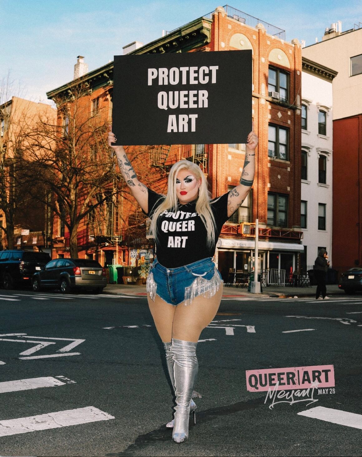 Megami's Viral "Protect Queer Art"