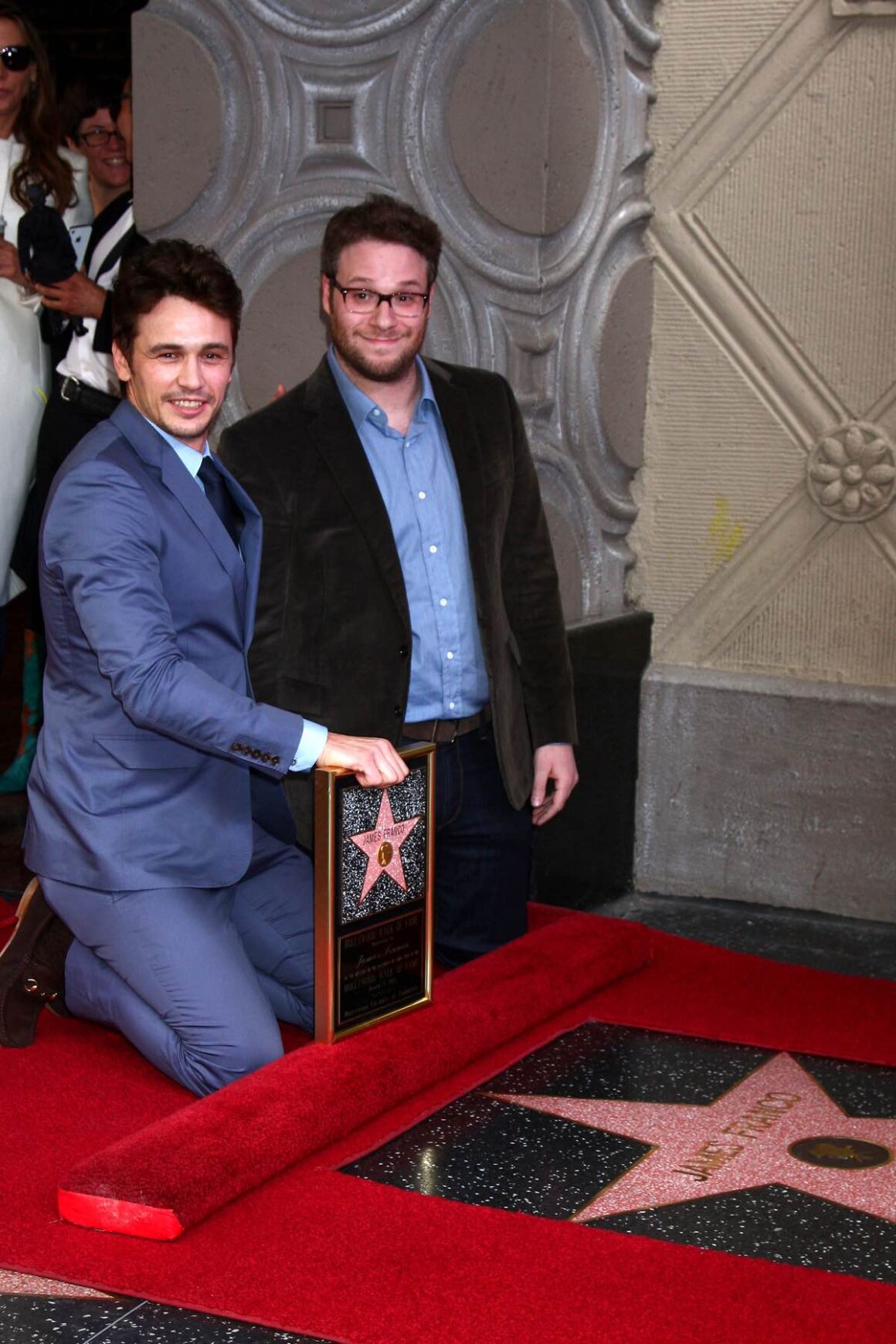 James Franco and Seth Rogen