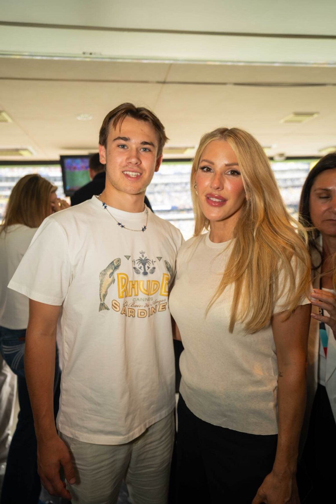 FIFA World Cup match at MetLife Stadium from Woody and Suzanne Johnson's suite