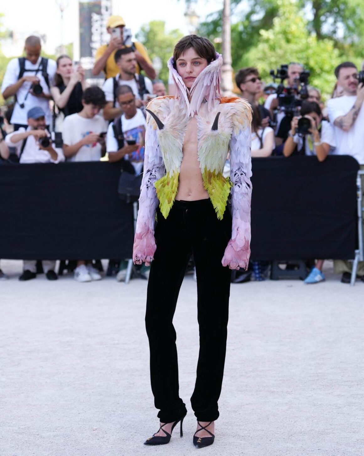 Paris Fashion Week - Haute Couture Fall/Winter 2026/2027 - Schiaparelli - Outside Arrivals