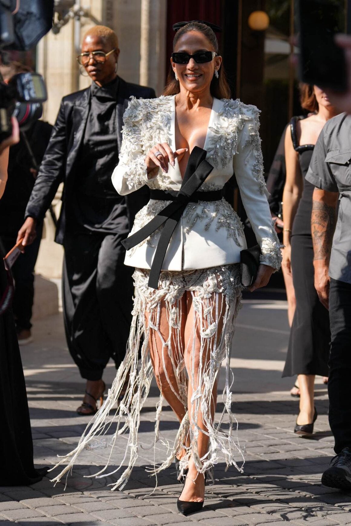 Paris Fashion Week - Haute Couture Fall/Winter 2026/2027 - Jennifer Lopez Heads To Zuhair Murad Fashion Show