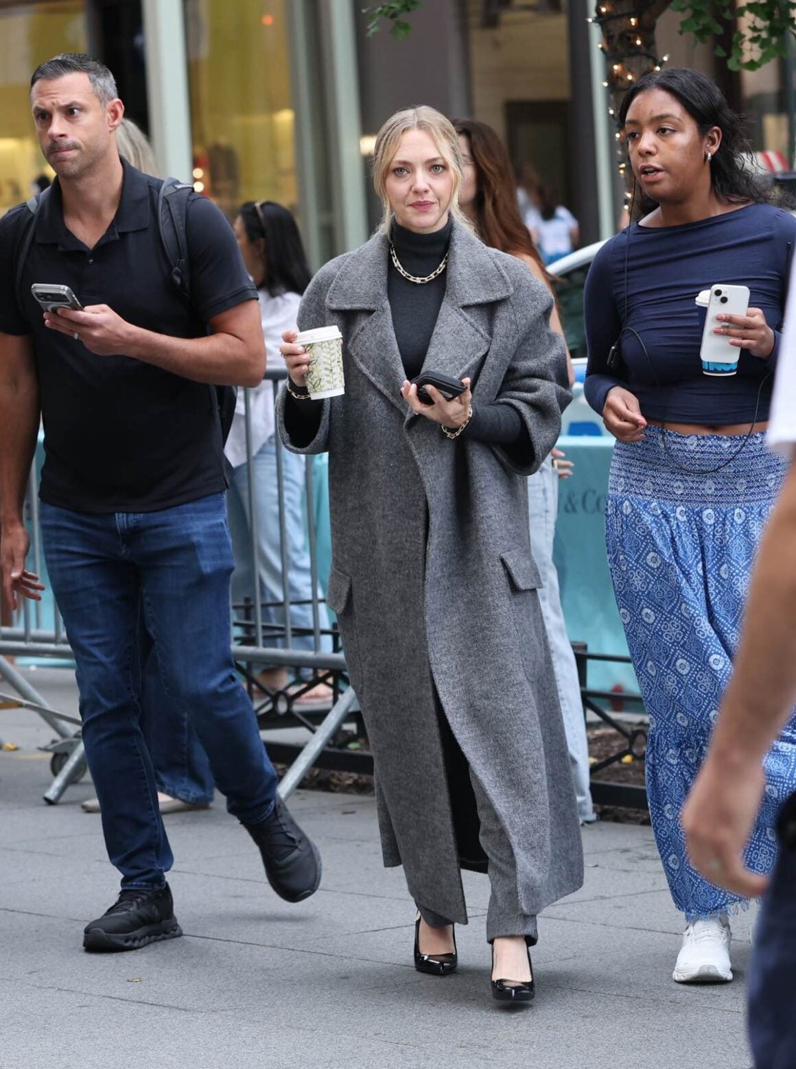 Amanda Seyfried Filming A Commercial For Tiffany & Co. In New York City