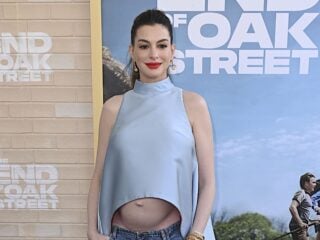 Anne Hathaway at the Los Angeles premiere of The End of Oak Street