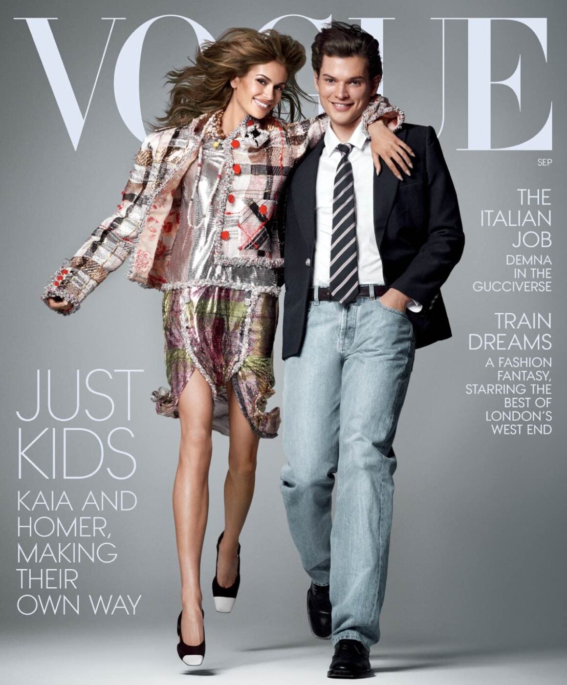 Kaia Gerber and Homer Gere Nab Vogue Cover 34 Years After Parents Cindy Crawford and Richard Gere 2 Kaia Gerber and Homer Gere Nab Vogue Cover