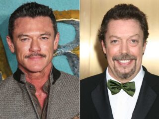 Luke Evans and Tim Curry
