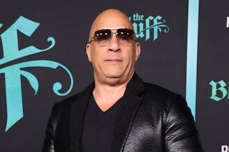 Vin Diesel Los Angeles premiere of 'The Bluff'