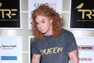 Carrot Top at Tyler Robinson foundation Gala Red carpet