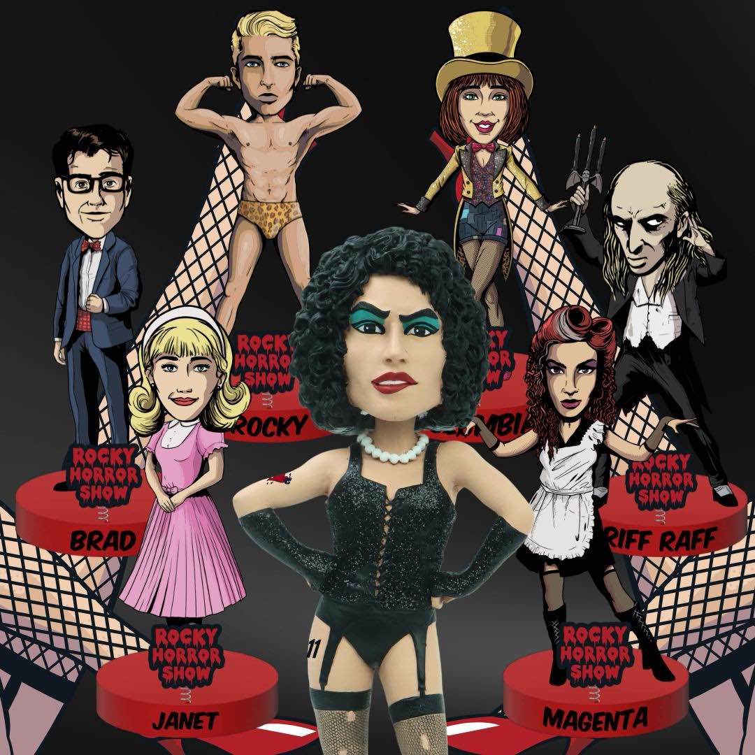 Get Ready to Do the Time Warp Again: Rocky Horror Bobbleheads Are Coming 2 Rocky Horror Show bobblehead collection