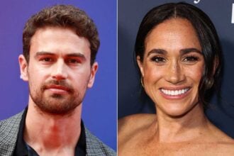 Theo James and Meghan Markle